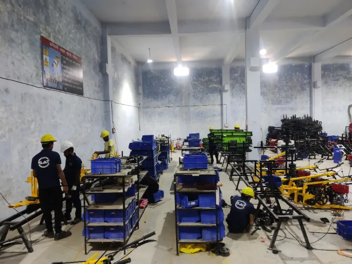 Sheet metal fabrication at Sunidhi Agrotech plant