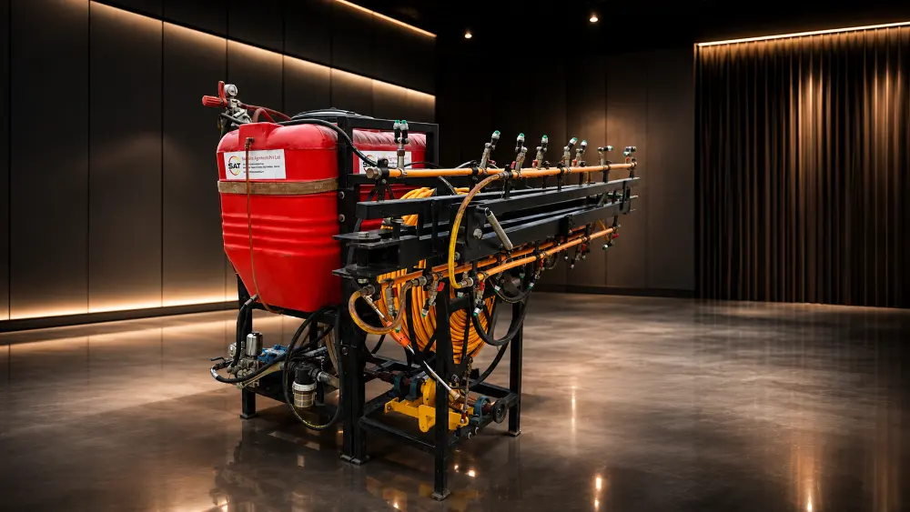 Boom sprayer machine manufactured in India by Sunidhi Agrotech