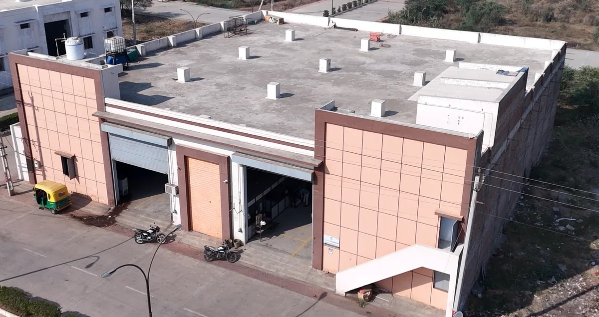 Plant-A machining and fabrication shop at Sunidhi Agrotech, Ahmedabad
