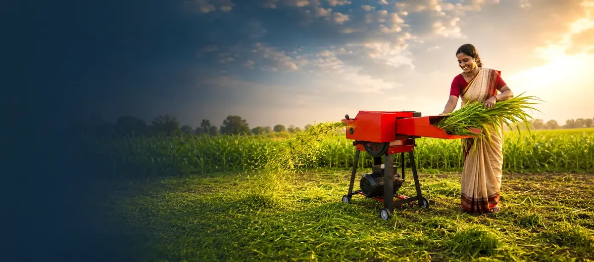 Power reaper harvesting wheat — choosing the right wheat harvesting machine